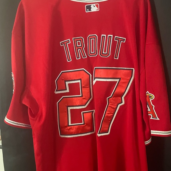 Mike Trout authentic Majestic merchandise jersey - Picture 2 of 3